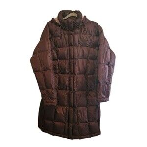 North Face Metropolis Down Womens Hooded Puffer Parka Purple Size XL